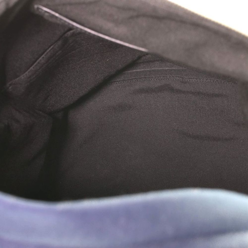 Saint Laurent Rivington Race Backpack Canvas with Leather Black, Blue - Picture 6 of 8